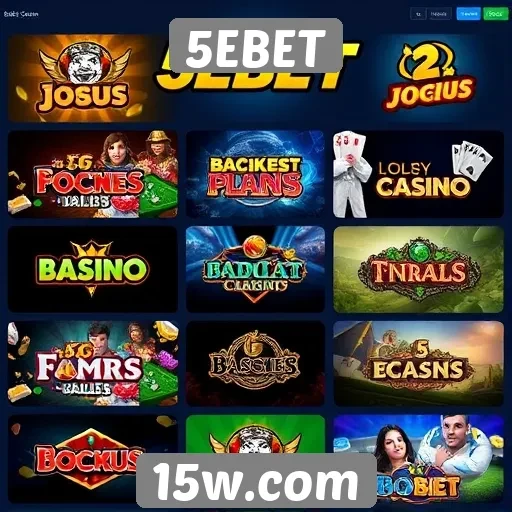 5EBET oferece diversidade em jogos online